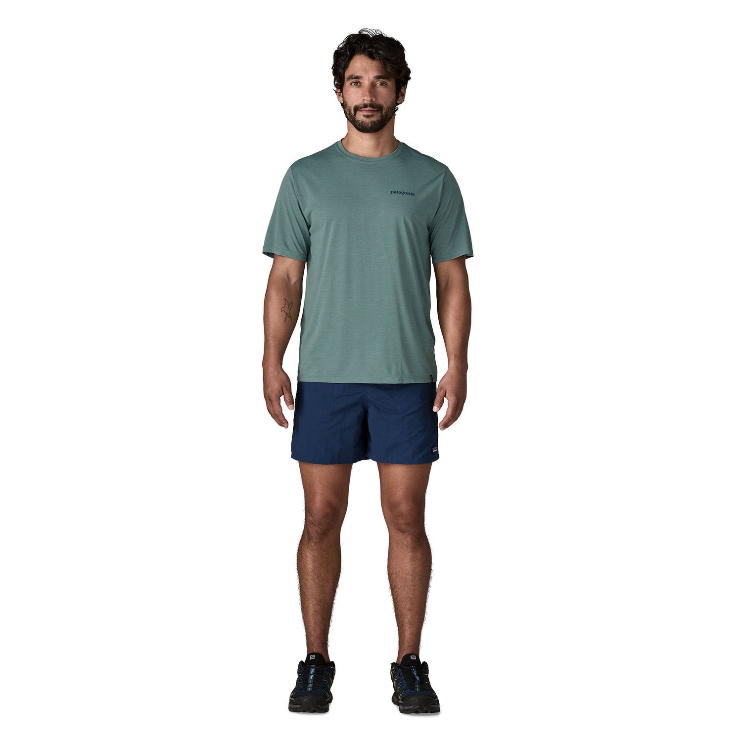 Patagonia | T-Shirt Technique à Manches Courtes Homme Cap Cool Daily Boardshort Logo