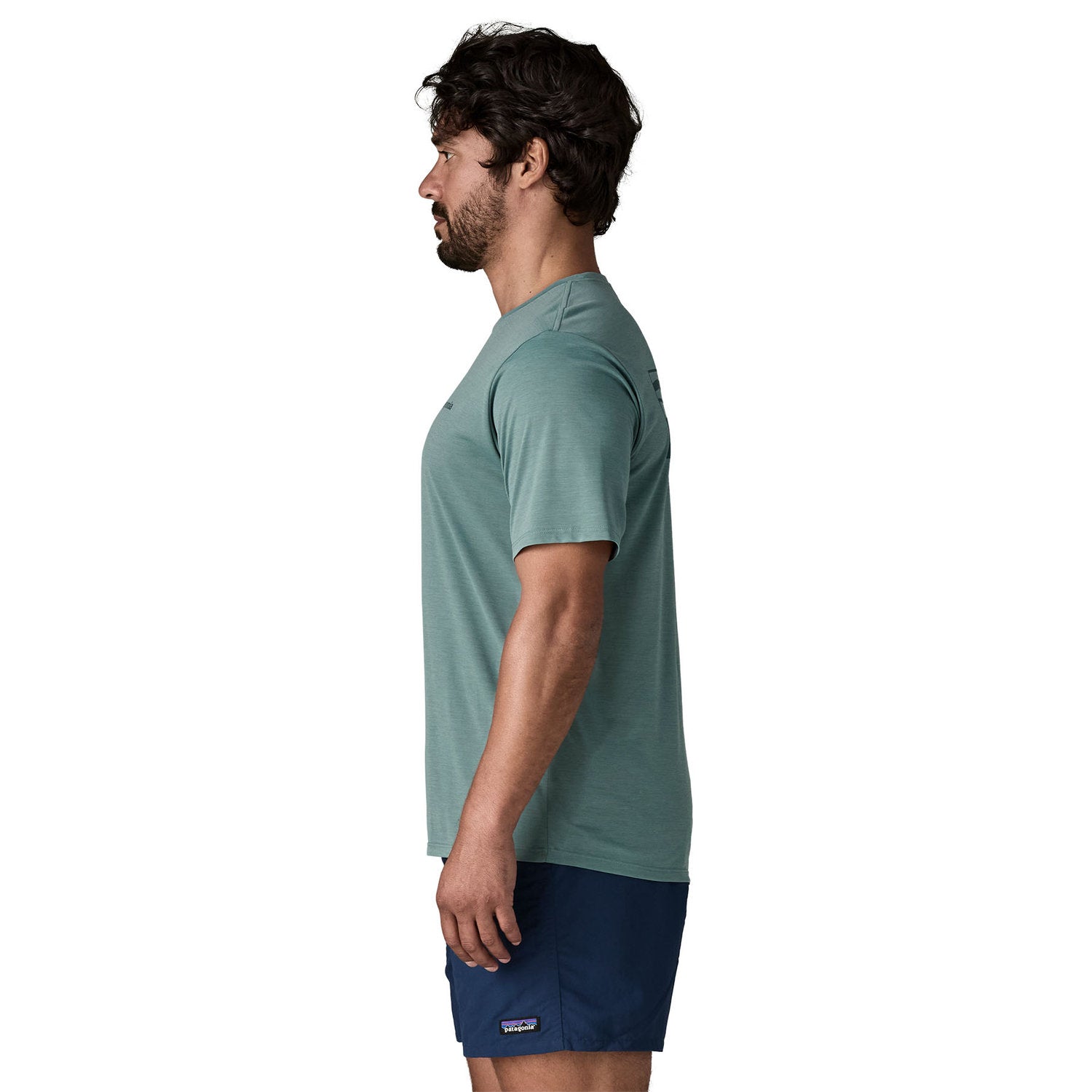 Patagonia | T-Shirt Technique à Manches Courtes Homme Cap Cool Daily Boardshort Logo