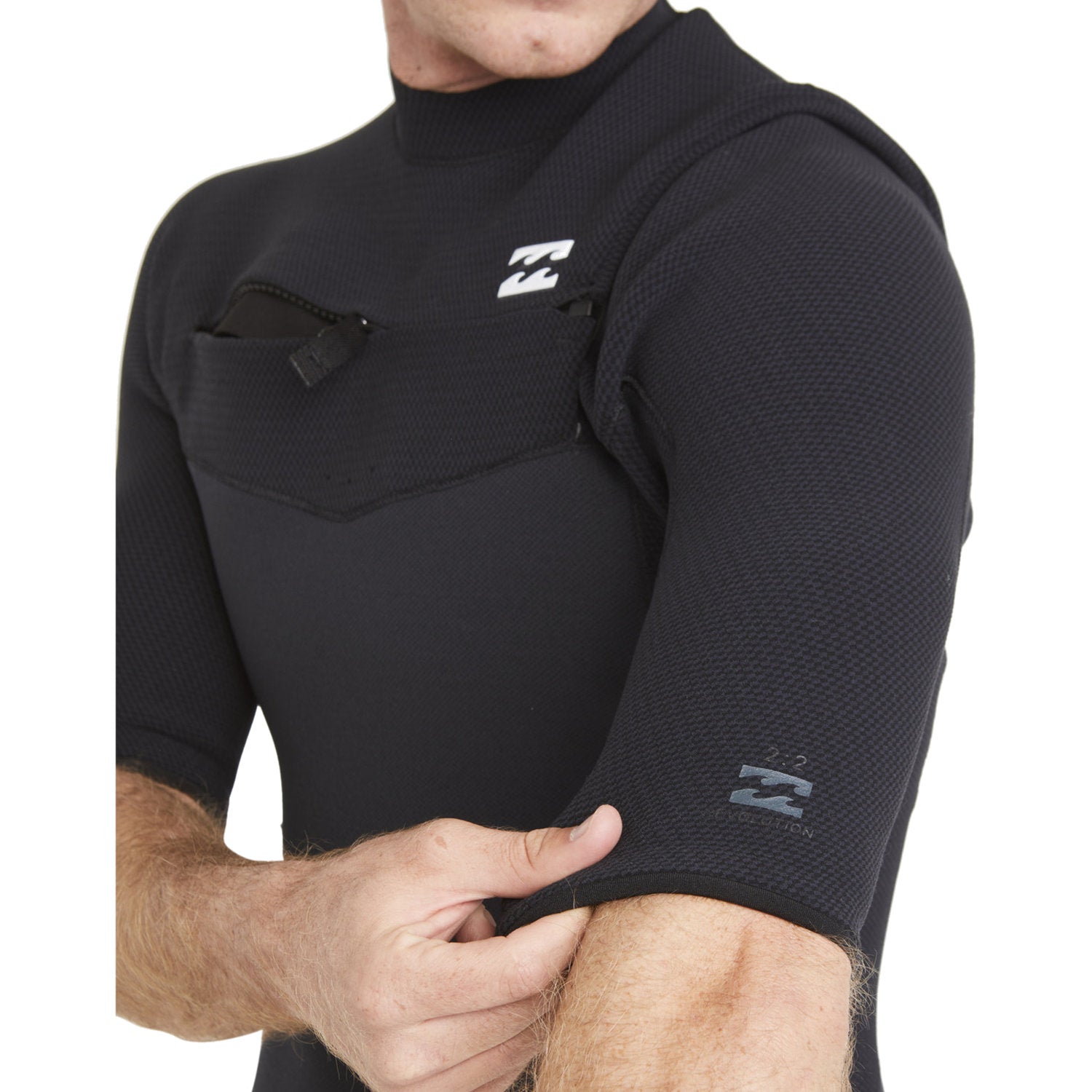 Billabong | Shorty à Manches Courtes Homme Revo Natural Chest Zip - 2/2mm