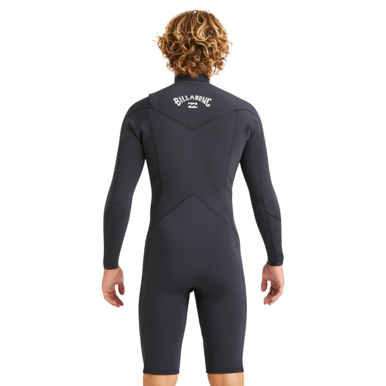 Billabong | Men Absolute Natural Chest Zip Long Sleeves Shorty - 2/2mm