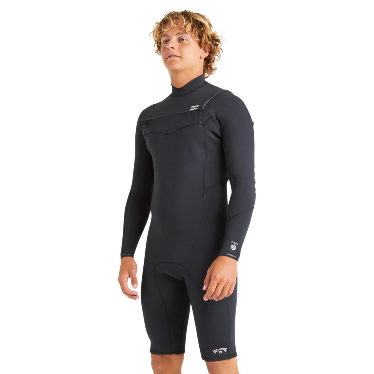 Billabong | Men Absolute Natural Chest Zip Long Sleeves Shorty - 2/2mm