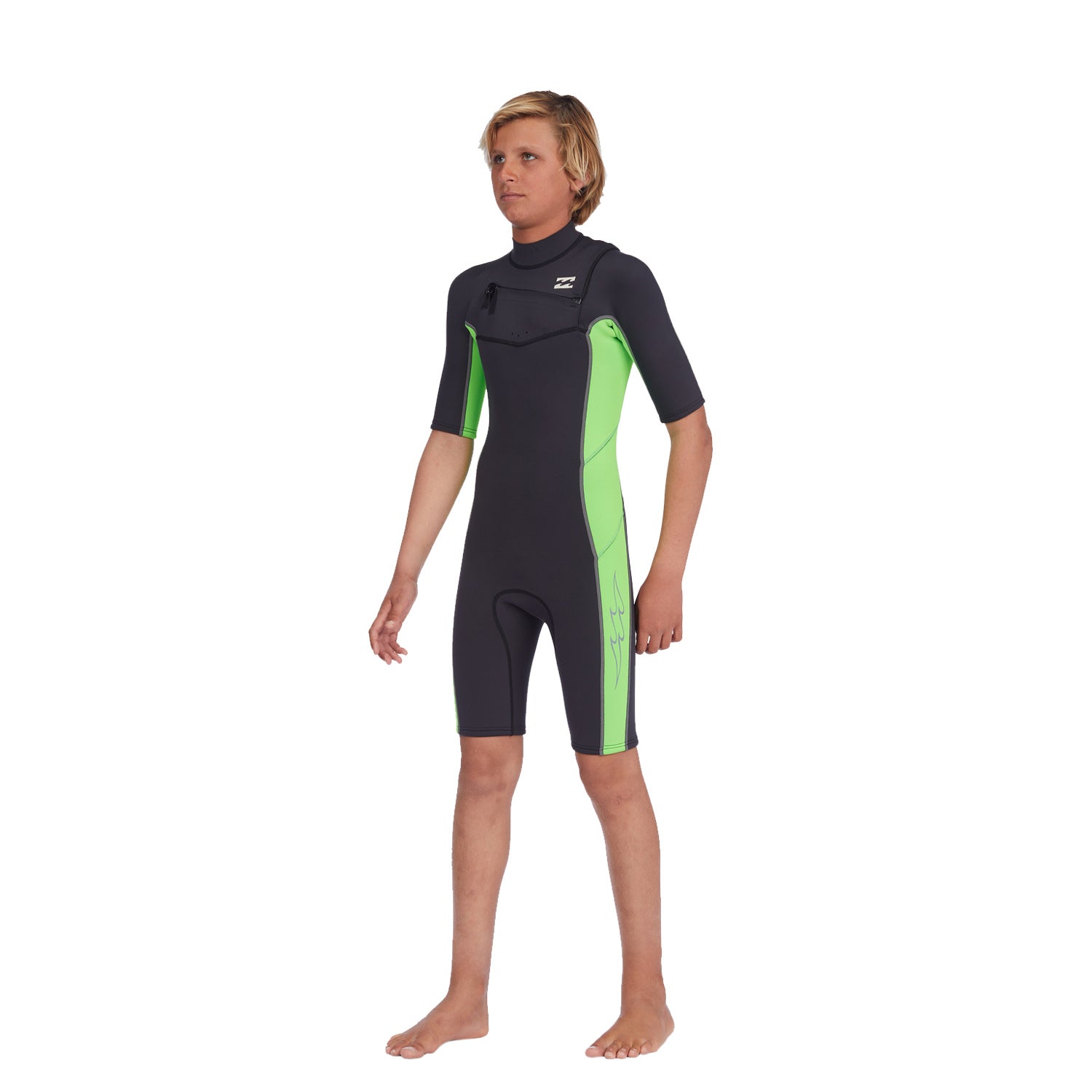 Billabong | Shorty à Manches Courtes Garçon Absolute Front Zip - 2/2mm
