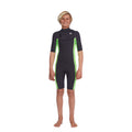 Billabong | Absolute Boy 2/2 Shorty Springsuit Chest Zip - Neon Green