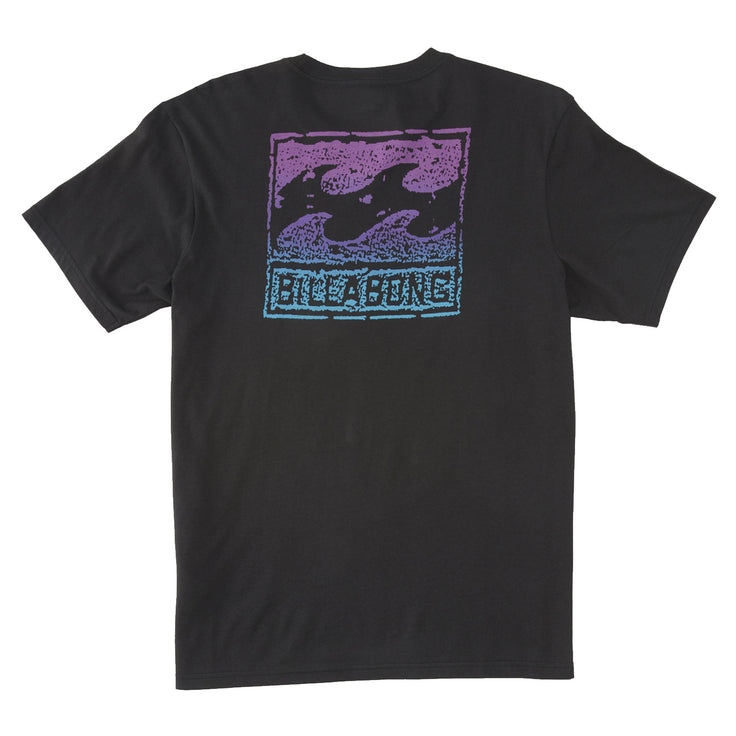 Billabong | Tee Shirt Crayon Wave - Washed Black