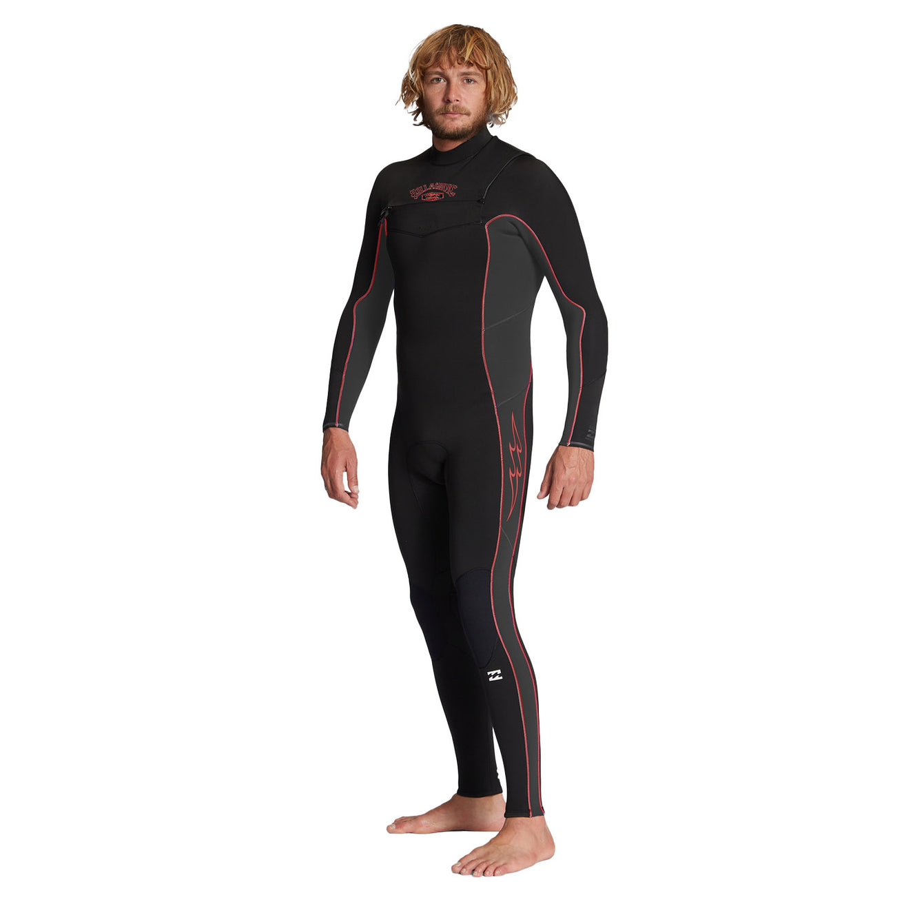 Billabong | Men Fullsuit Absolute 4/3 Chest Zip - Black Grey