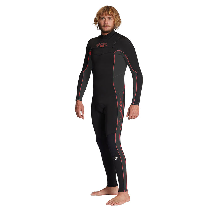 Billabong | Men Fullsuit Absolute 4/3 Chest Zip - Black Grey