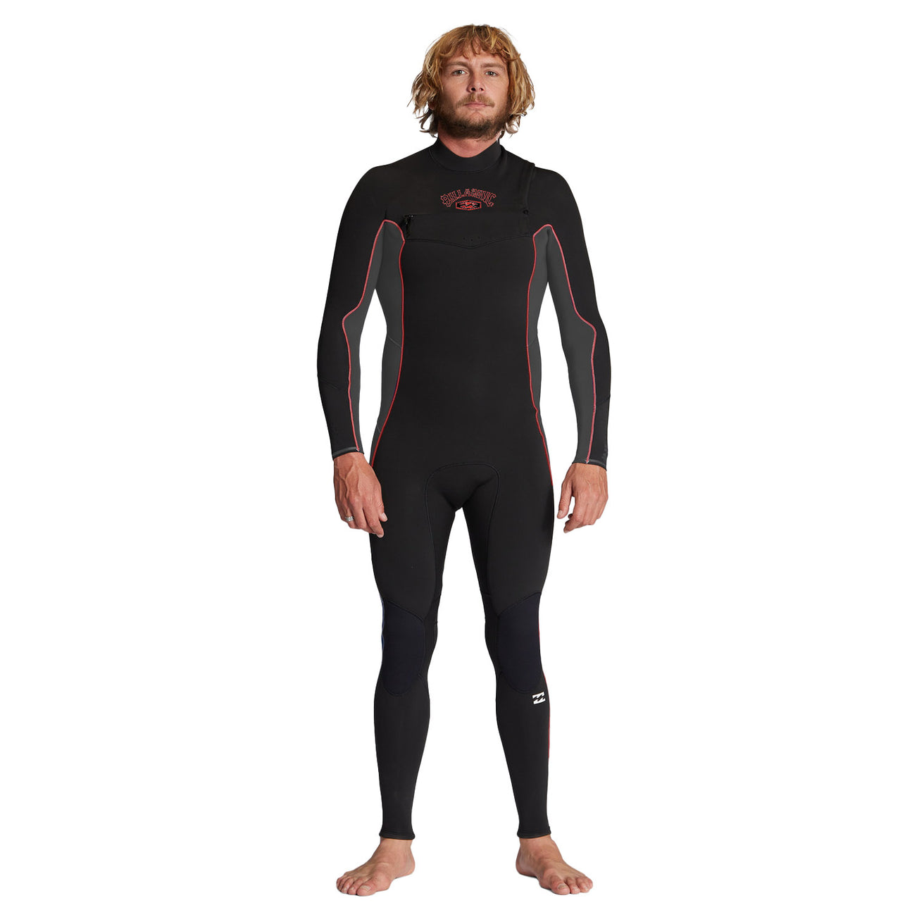Billabong | Men Fullsuit Absolute 4/3 Chest Zip - Black Grey