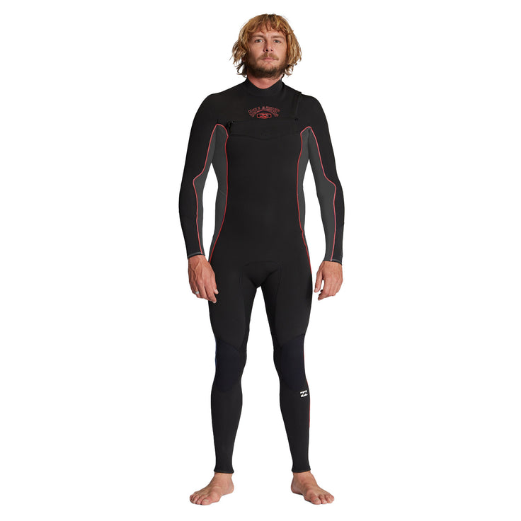 Billabong | Men Fullsuit Absolute 4/3 Chest Zip - Black Grey