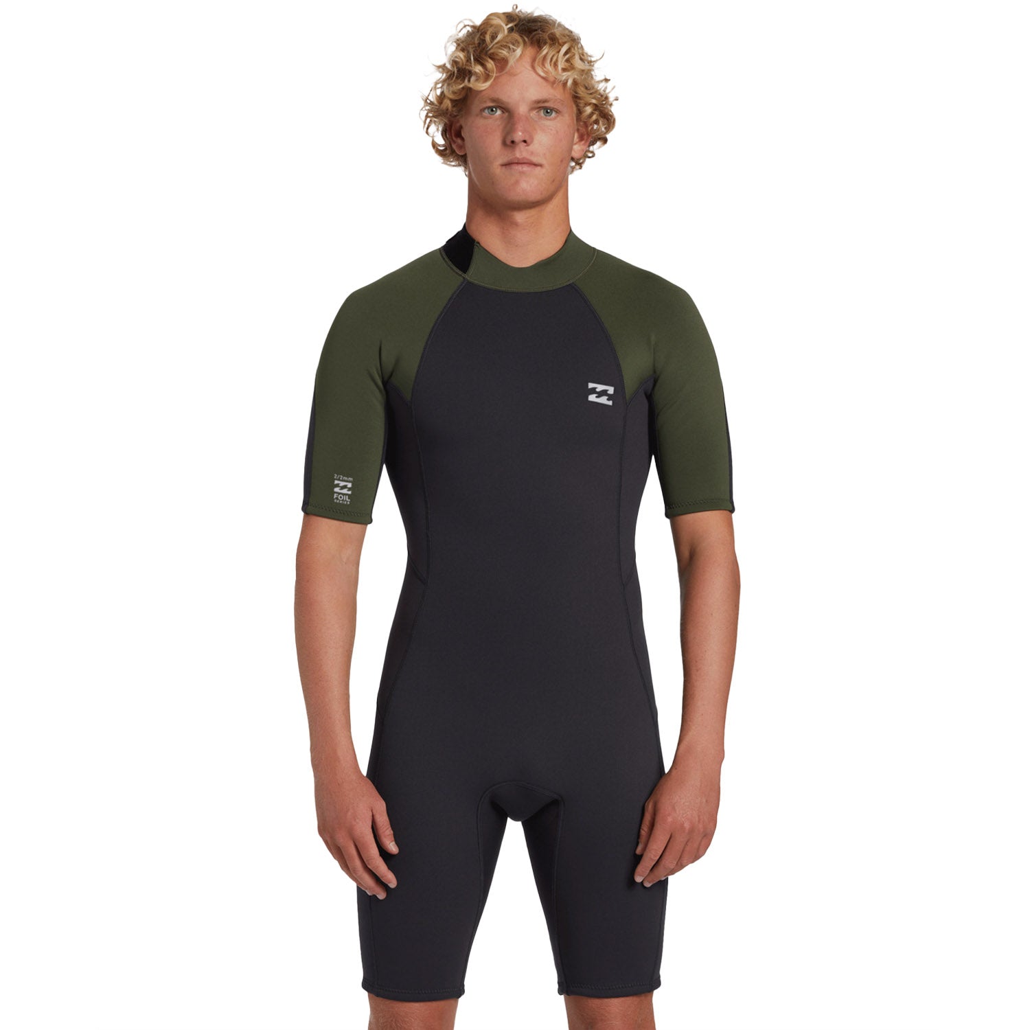 Billabong | Men Foil Back Zip Short Sleeves Shorty - 2/2mm