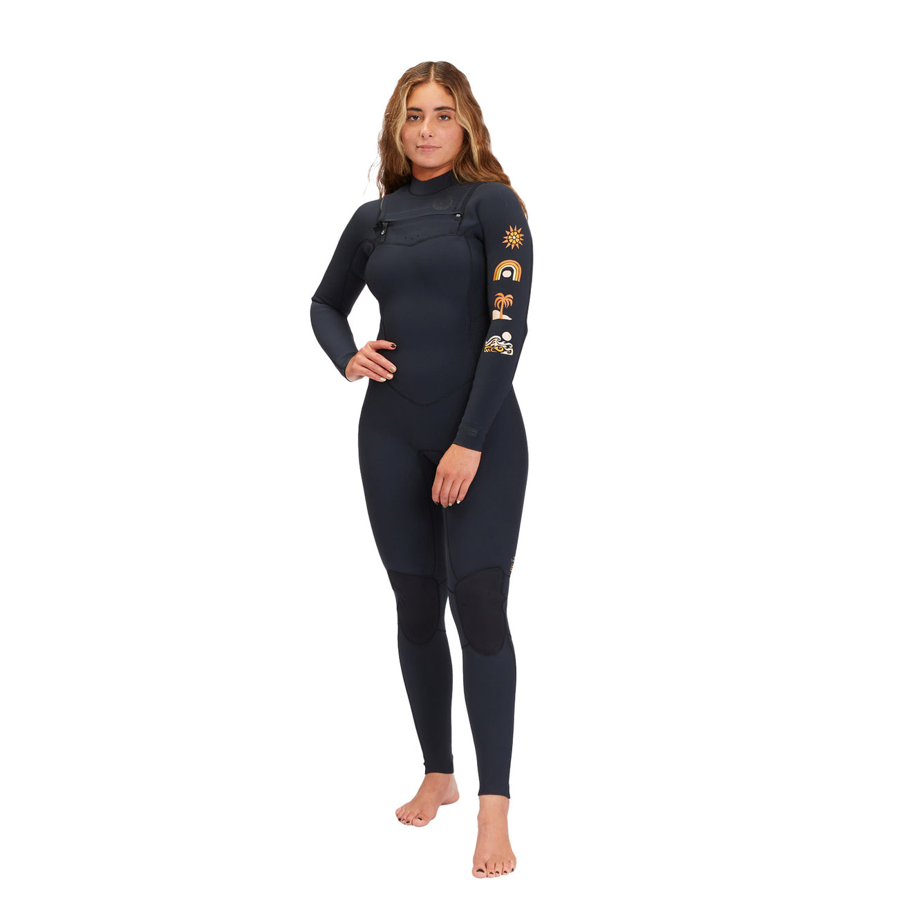 Billabong | Women Fullsuit Salty Dayz Natural 5/4 Chest Zip - Black Tide