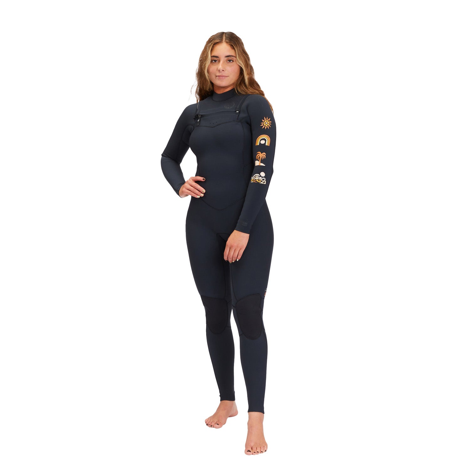 Billabong | Women Fullsuit Salty Dayz Natural 5/4 Chest Zip - Black Tide