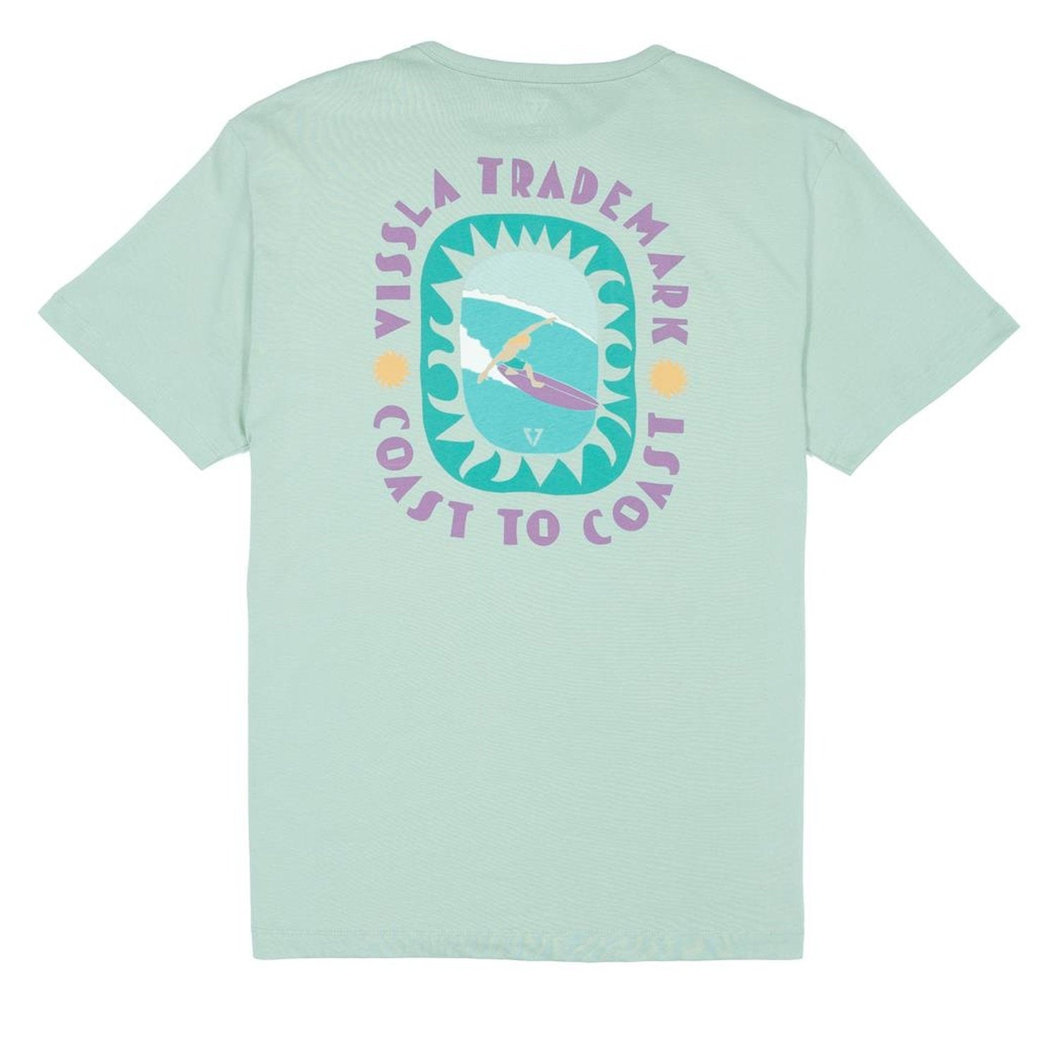 Vissla | T-Shirt à Manches Courtes Homme Coast To Coast Eco
