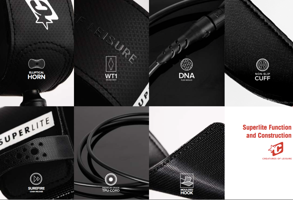 Creatures | Leash 6' Superlite Comp 6mm