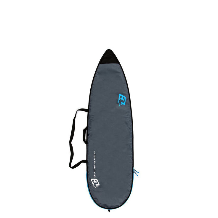 Creatures | Lite Shortboard Charcoal Cyan