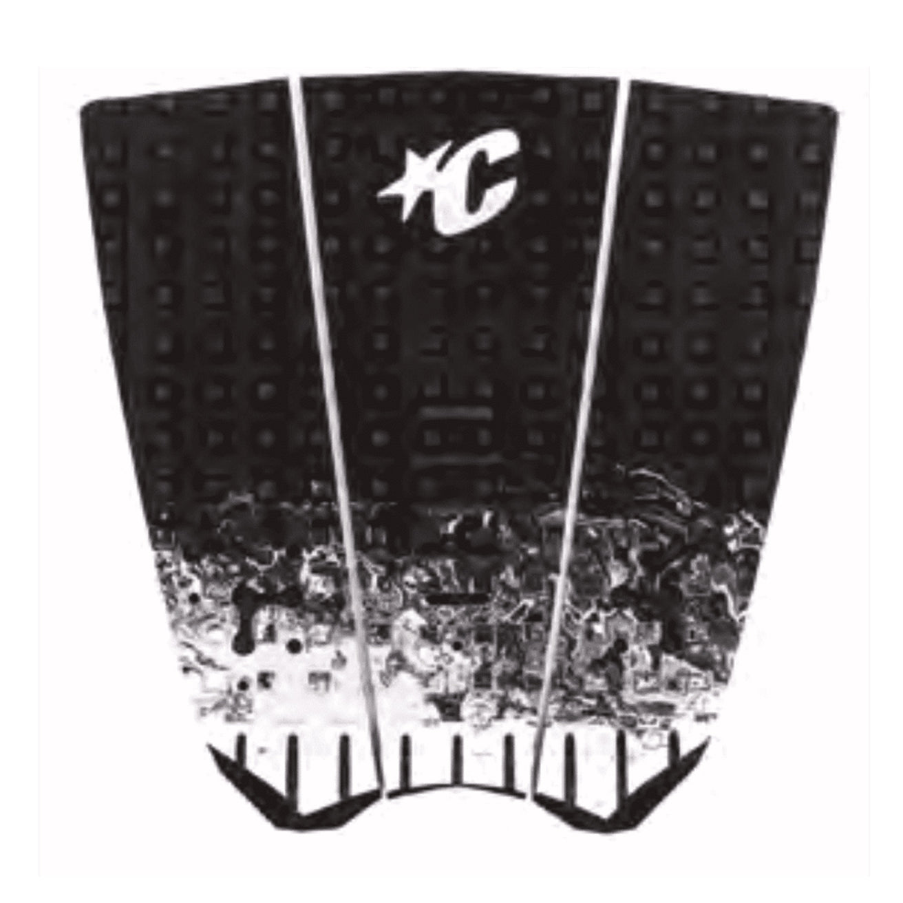 Creatures | Tail Pad Mick Fanning Loc-Lite Ecopure - Black Fade White