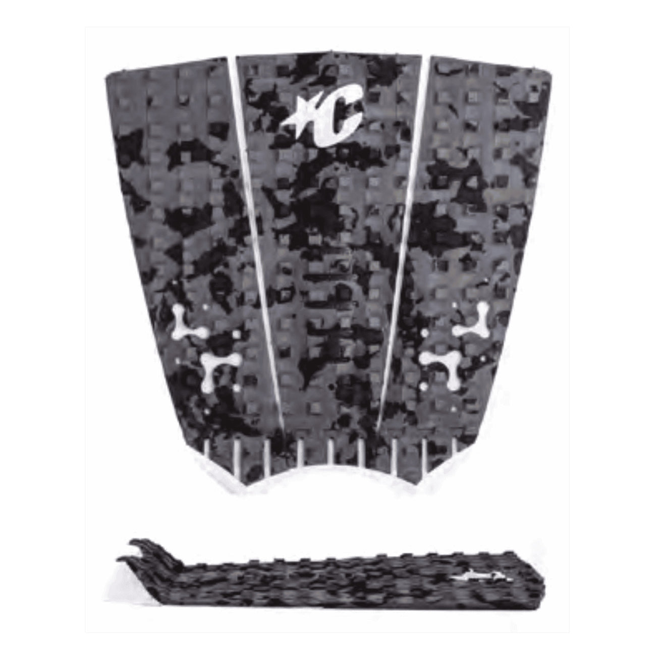 Creatures | Mick Fanning Loc-Lite Ecopure Tail Pad - Carbon Camo Platinium