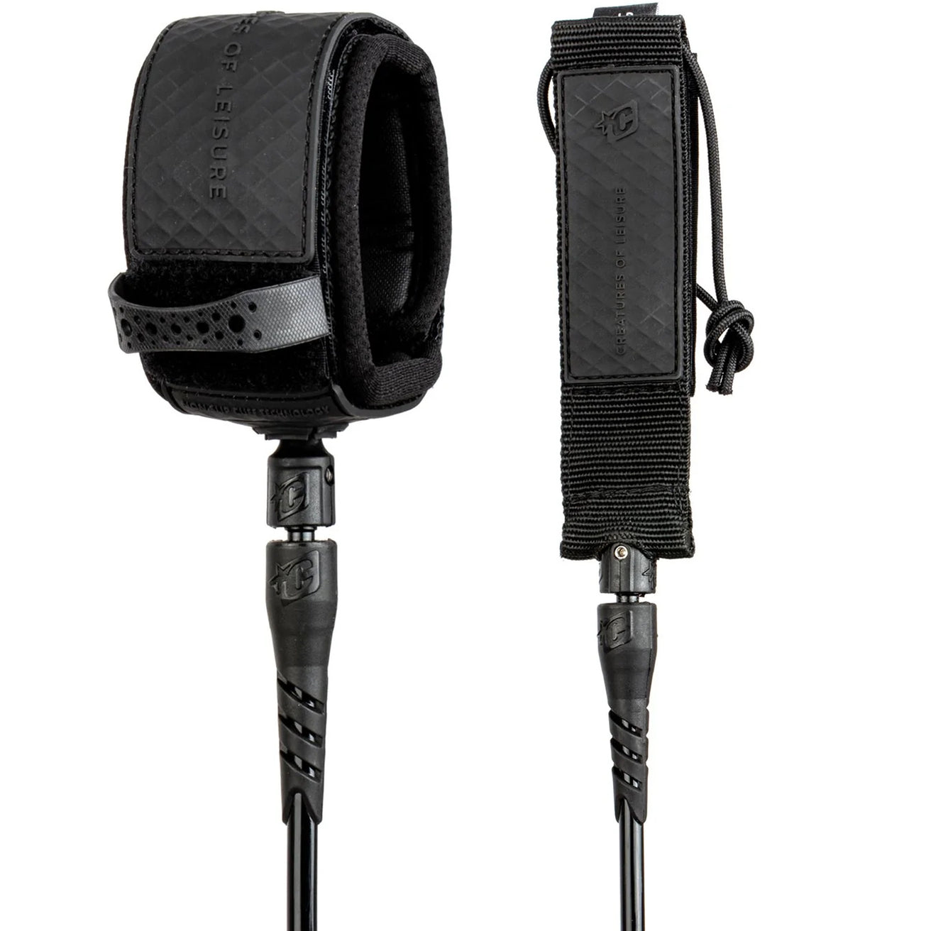 Creatures | Reliance Longboard Ankle 10' Leash - Black