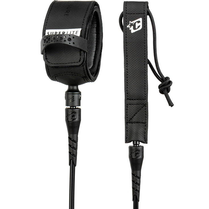 Creatures | Leash 6' Superlite Comp 6mm - Black Silver