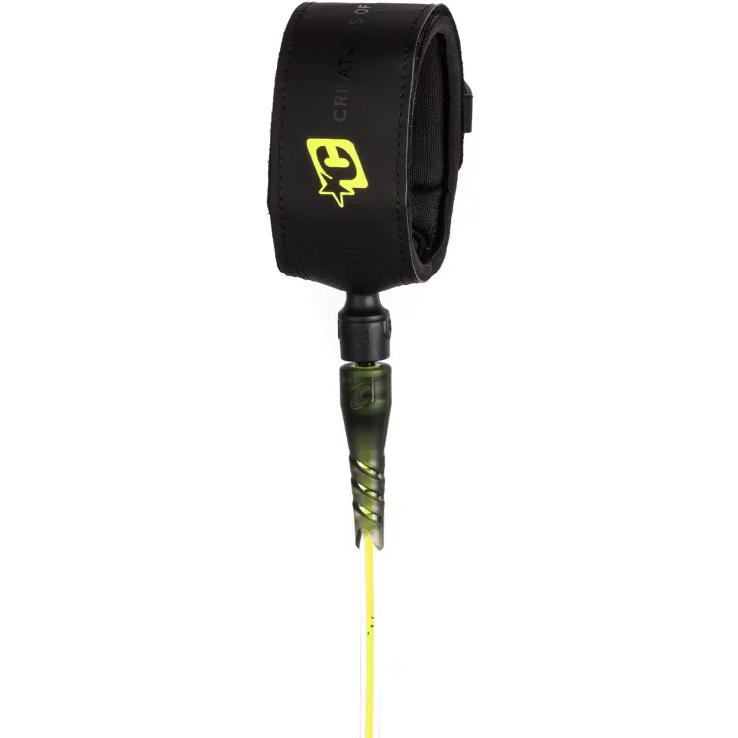 Creatures | Superlite Lite 6' 5mm Leash - Fluro Lime Speckle Black
