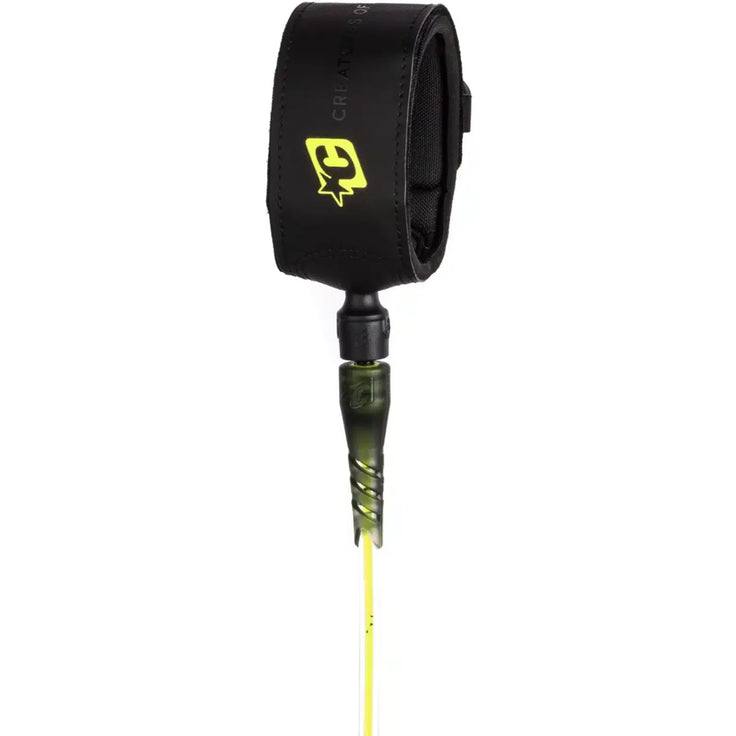 Creatures | Superlite Lite 6' 5mm Leash - Fluro Lime Speckle Black
