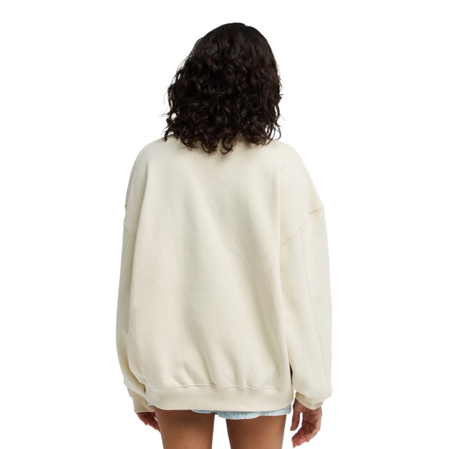 Billabong | Women Point Break Crew White Fleece Top Sweatshirt