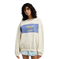 Billabong | Women Point Break Crew White Fleece Top Sweatshirt