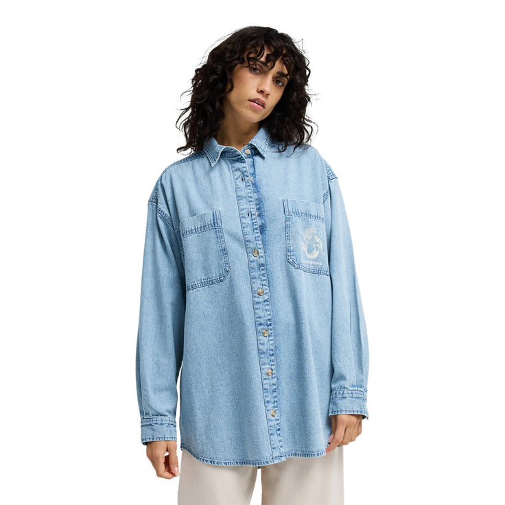 Billabong | Women Down The Coast Woven Top Shirt Long Sleeves