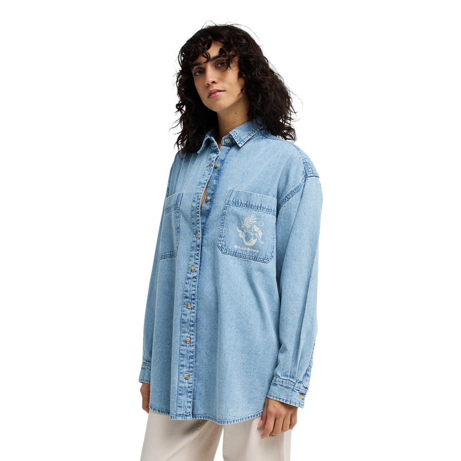 Billabong | Women Down The Coast Woven Top Shirt Long Sleeves