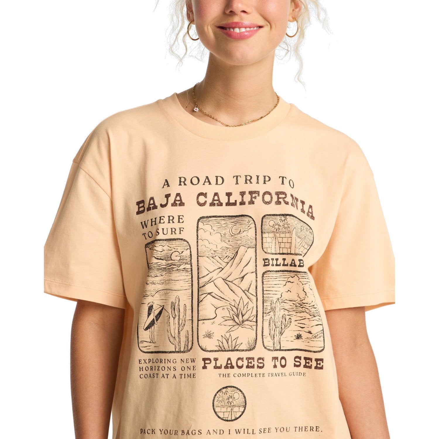 Billabong | Women Flying To The Moon T-Shirt Short Sleeves