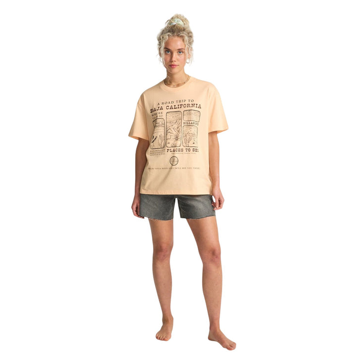 Billabong | T-Shirt à Manches Courtes Femme Flying To The Moon
