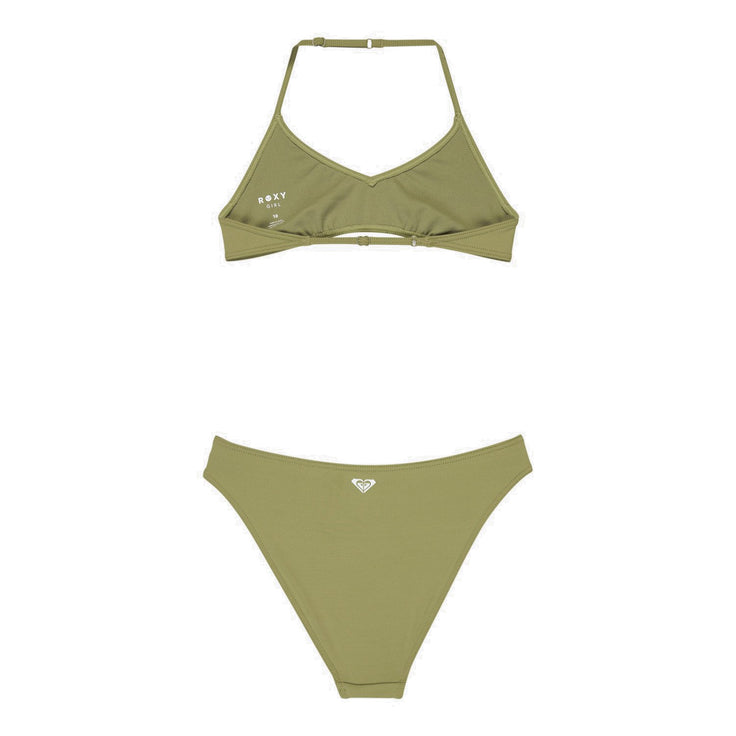 Roxy | Maillot de Bain Deux Pièces Triangle Bralette Fille Solid Active