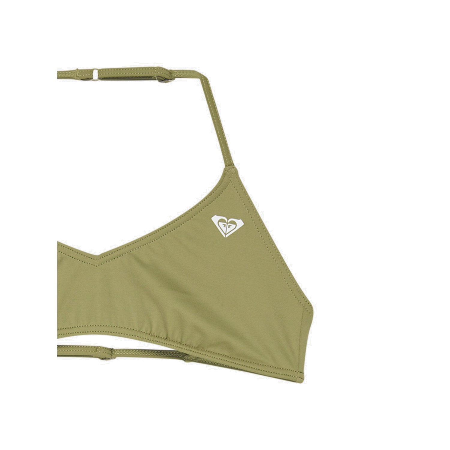 Roxy | Girls Solid Active Triangle Bralette Two Piece Bikini