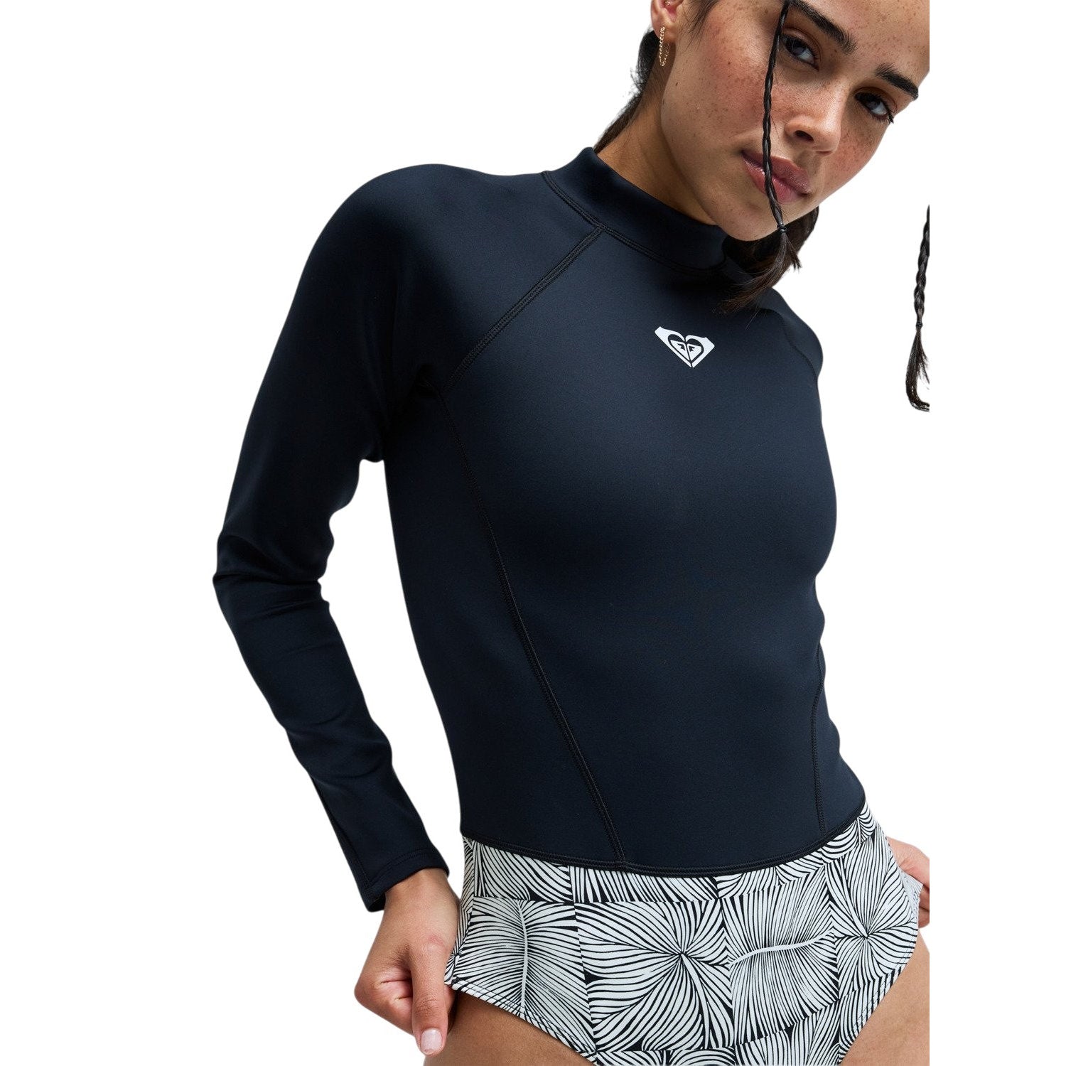 Roxy | Maillot de Bain Une Pièce à Manches Longues Femme Pro Surf