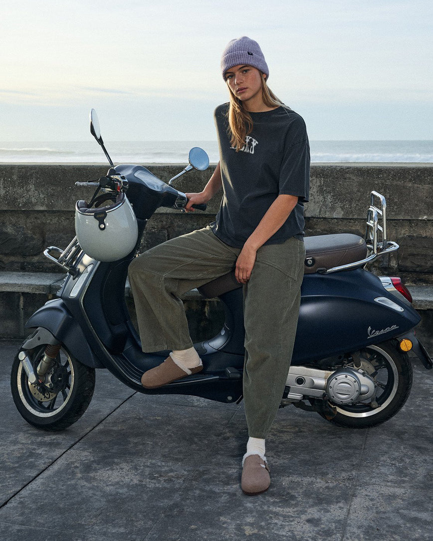 Roxy | T-Shirt à Manches Courtes Femme Talloversize Washed