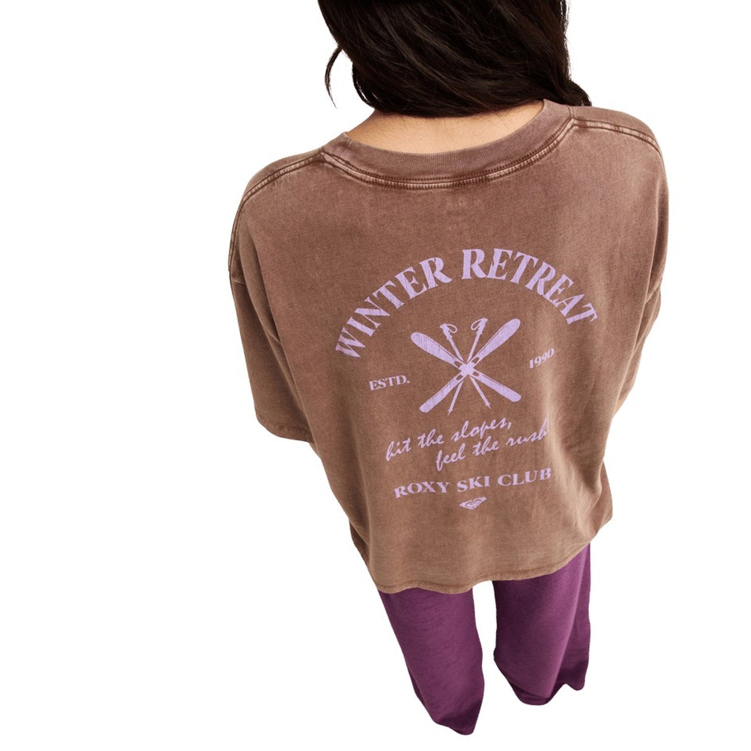 Roxy | T-Shirt à Manches Courtes Femme Talloversize Washed