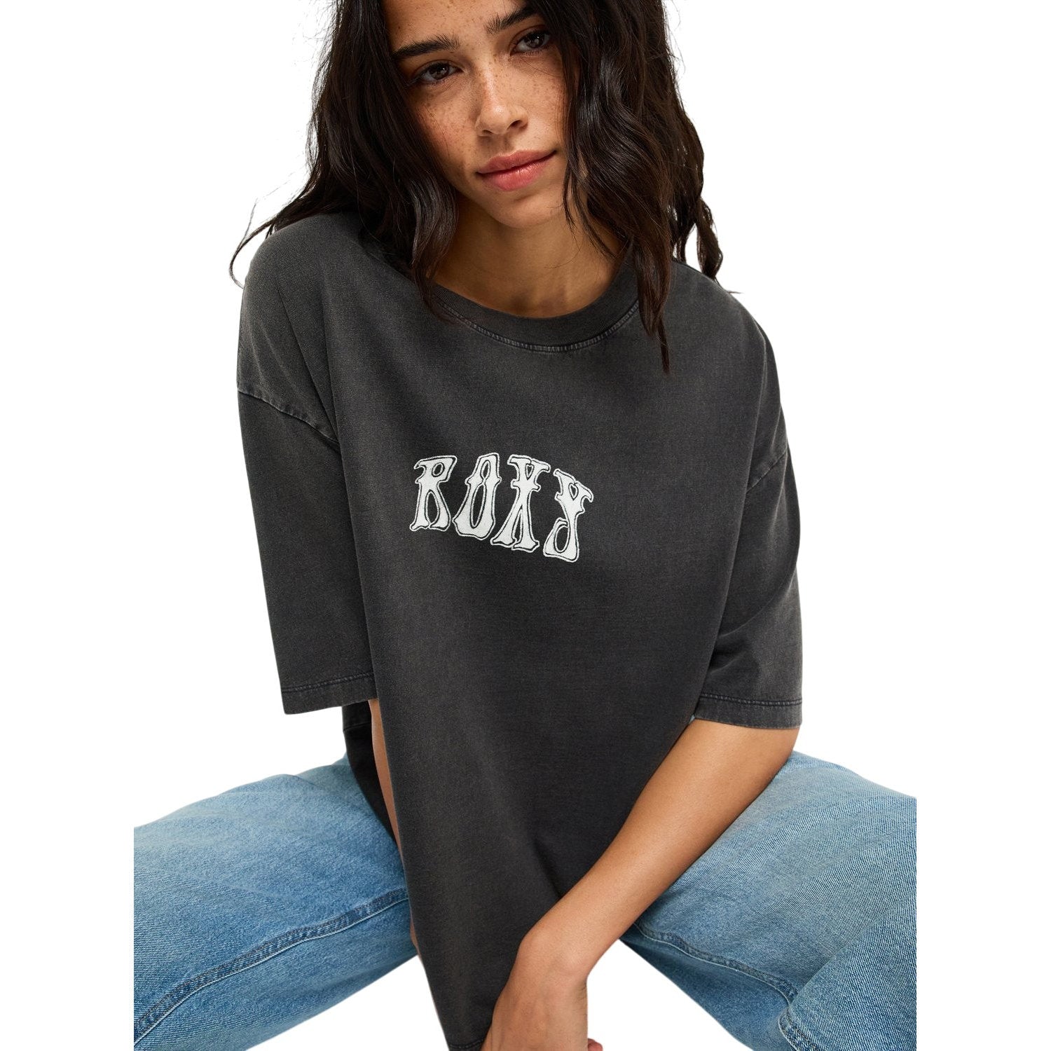 Roxy | T-Shirt à Manches Courtes Femme Talloversize Washed