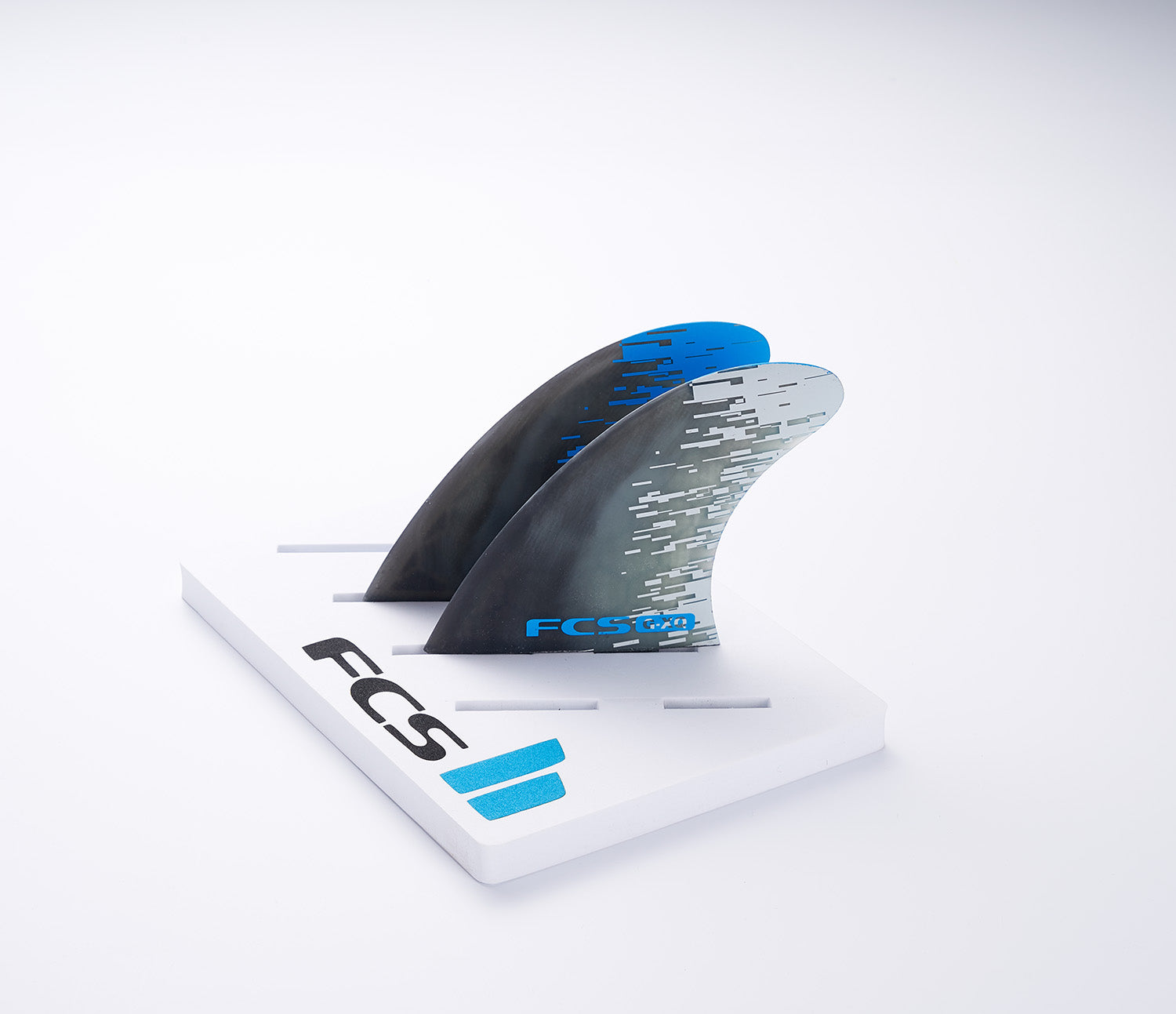 FCS Fin Gx Q Side Or Quad Rear Blue Smoke