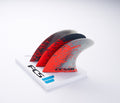 FCS | Fin PC3 Red Smoke Tri Fin Set