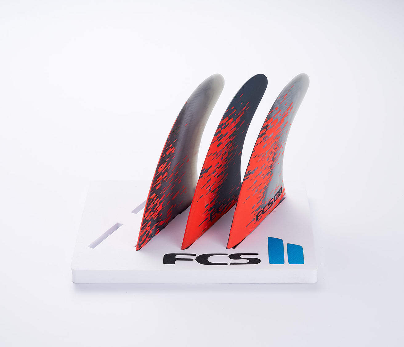 FCS | Fin PC3 Red Smoke Tri Fin Set