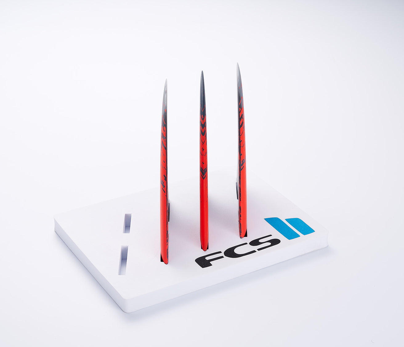 FCS | Fin PC3 Red Smoke Tri Fin Set