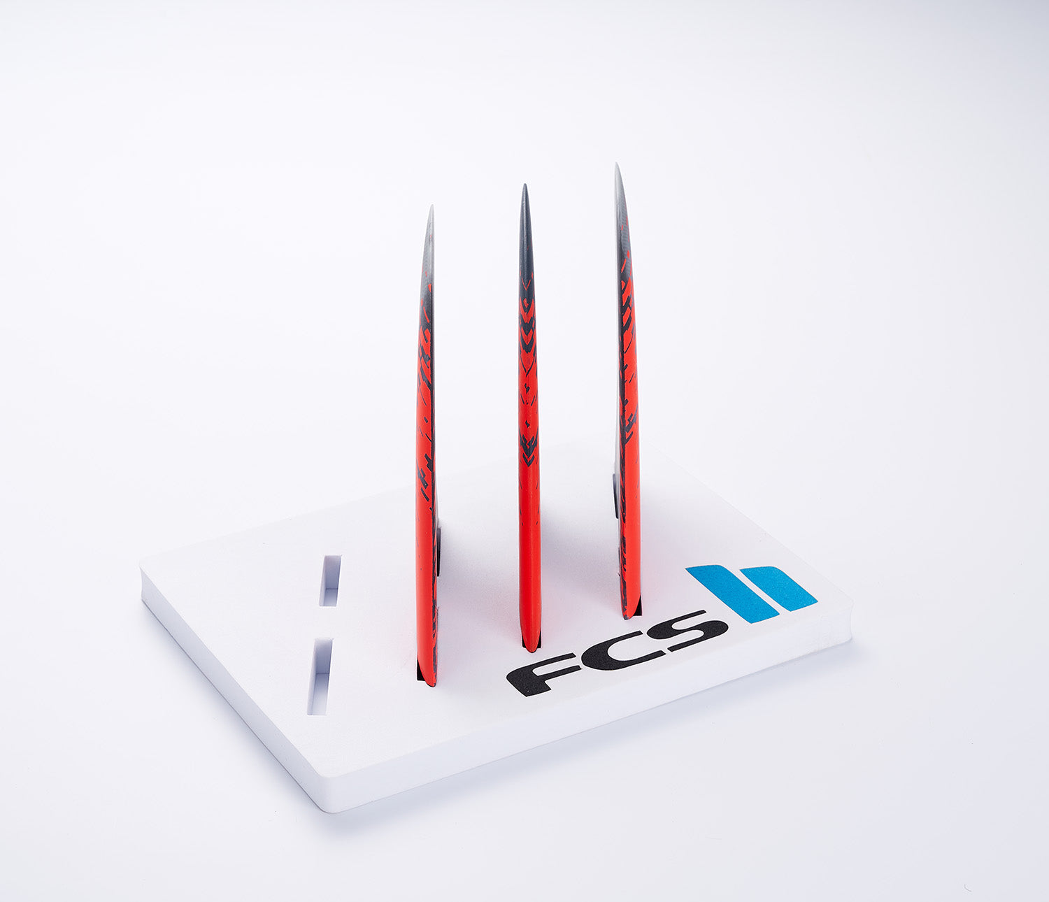 FCS | Fin PC3 Red Smoke Tri Fin Set
