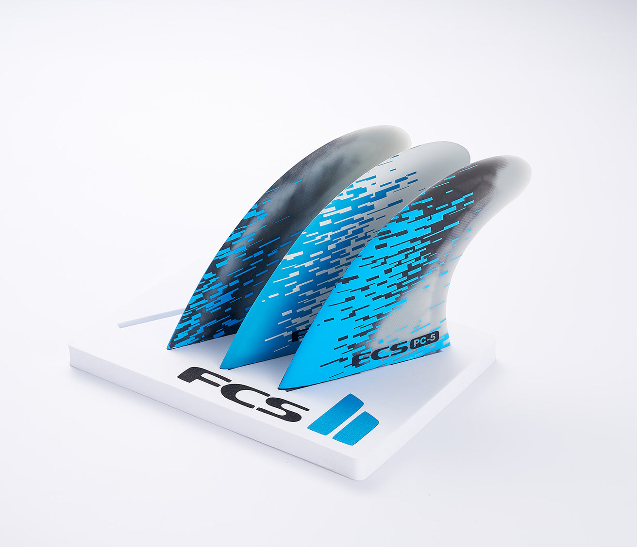 FCS | Fin PC5 Blue Smoke Tri Fin Set