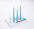 FCS | Fin PC5 Blue Smoke Tri Fin Set