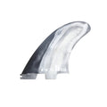 FCS | FCS II Mark Richards Twin + Stabiliser Fins - Black White