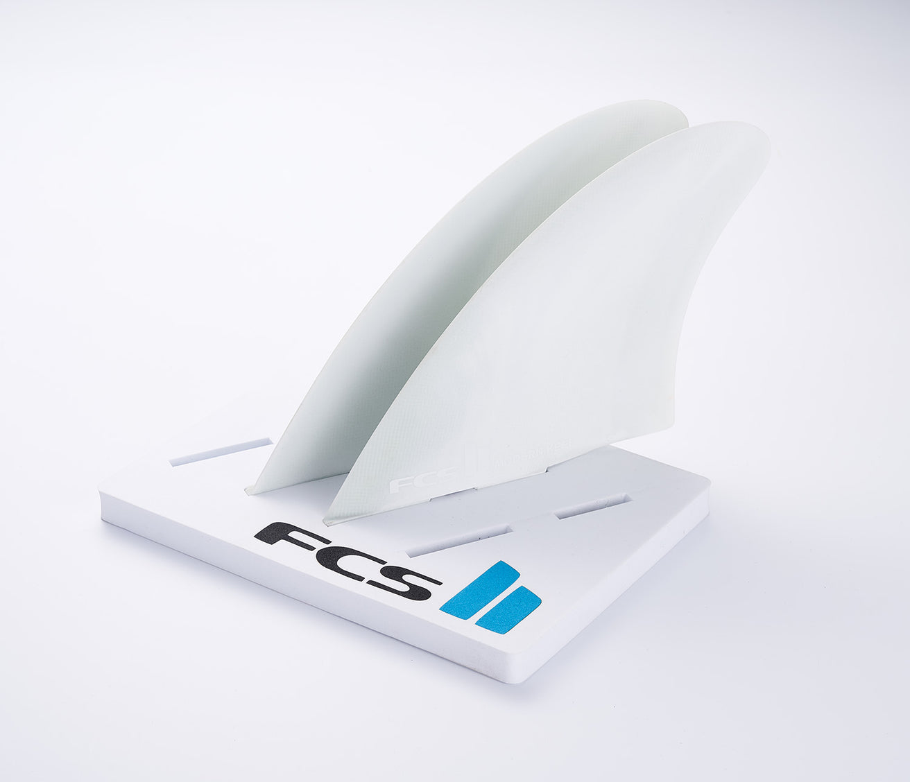 FCS | FCS II Modern Keel PC Aircore White Twin Fin Set
