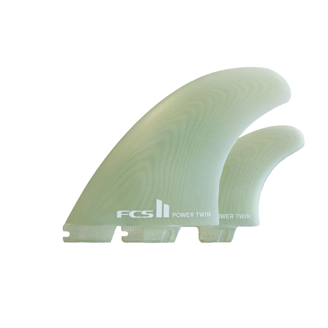 FCS | FCS II Power Twin PG Clear Twin + 1  Fin Set