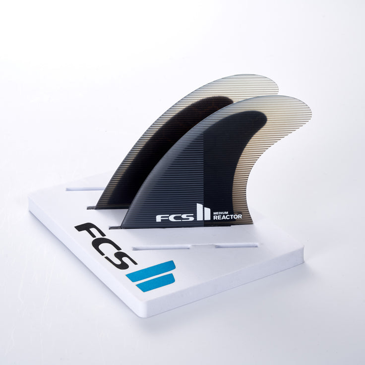 FCS | FCS II Reactor PC Carbon Black/Charcoal Tri Fin Set