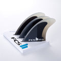 FCS | FCS II Reactor PC Charcoal/Black Tri Fin Set
