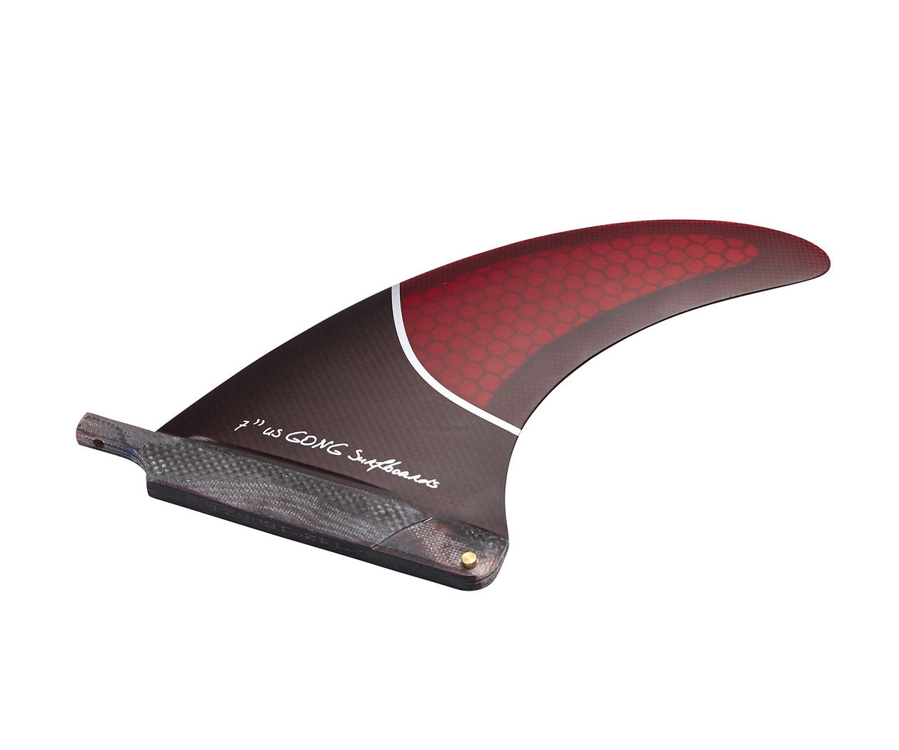 GONG | Fin US Red Honeycomb 7" 180mm