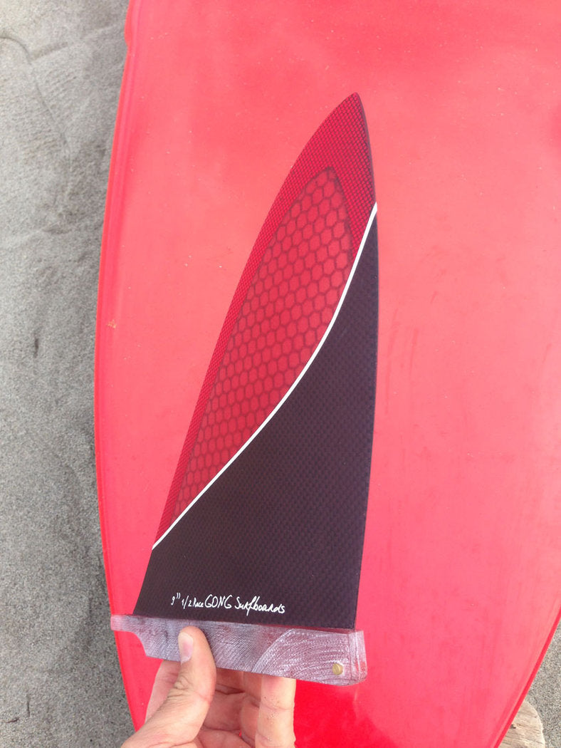 GONG | Fin US Red Honeycomb Race 9.5" 240mm